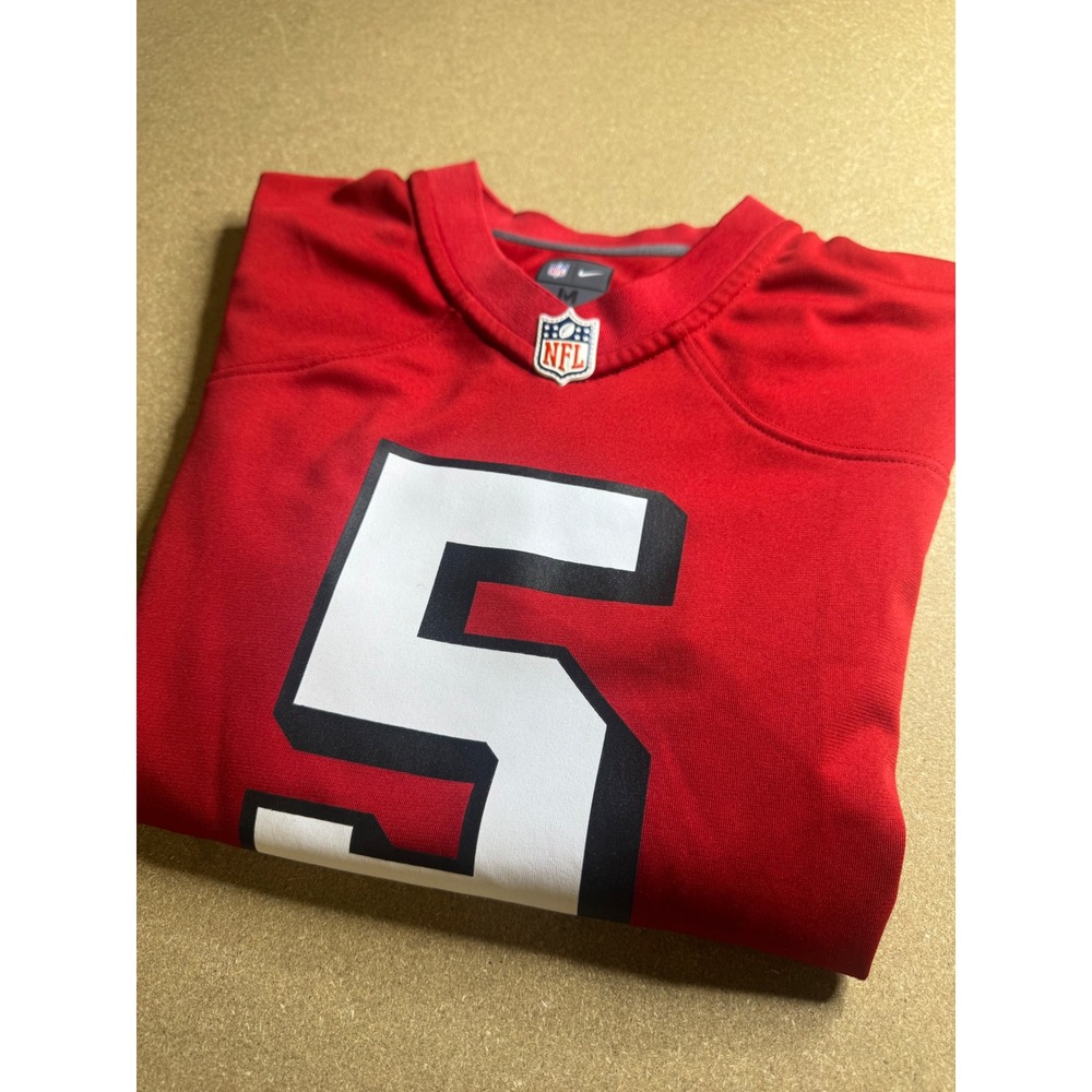 Nike San Francisco 49ers Trey Lance 5 Jersey Youth Medium Red NFL On‎ Field